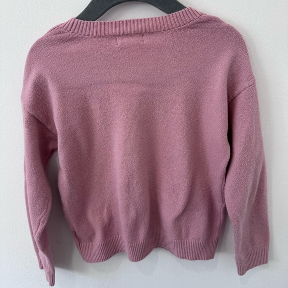 Cat & Jack Kids Mauve Crew Neck Sweatshirt  - Size 5t - Picture 4 of 6